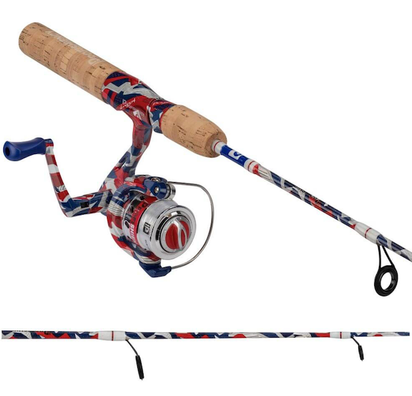 7' KRAZY AMERICANA SPINNING COMBO