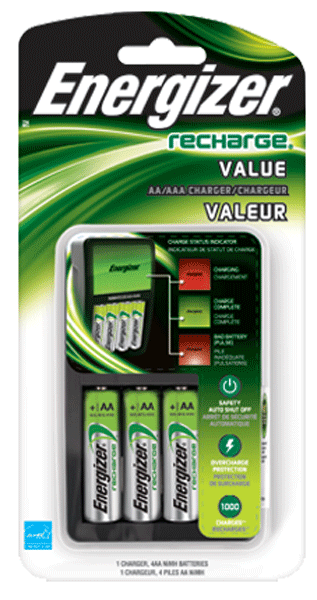 ENER VALUE BATT CHARGER AA/AAA