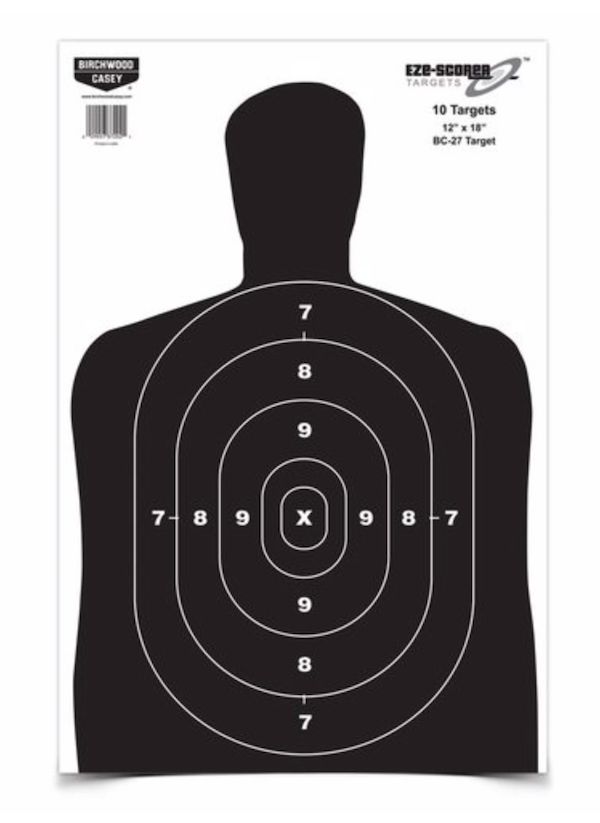 BC EZE-SCORE 12X18 BC 27 BLK 10PK
