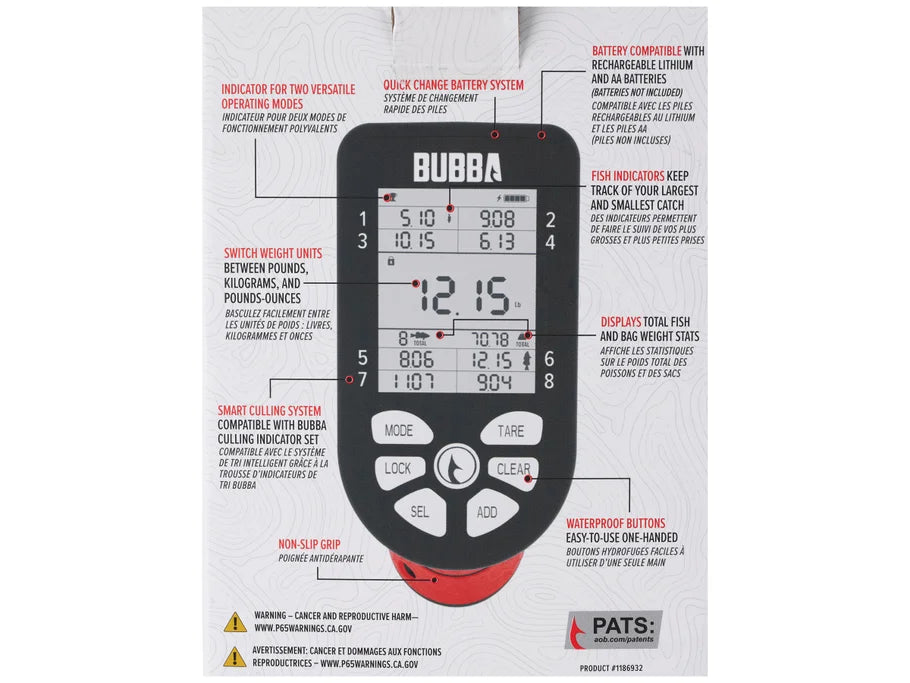 BUBBA ELECTRONIC SMART SCALE