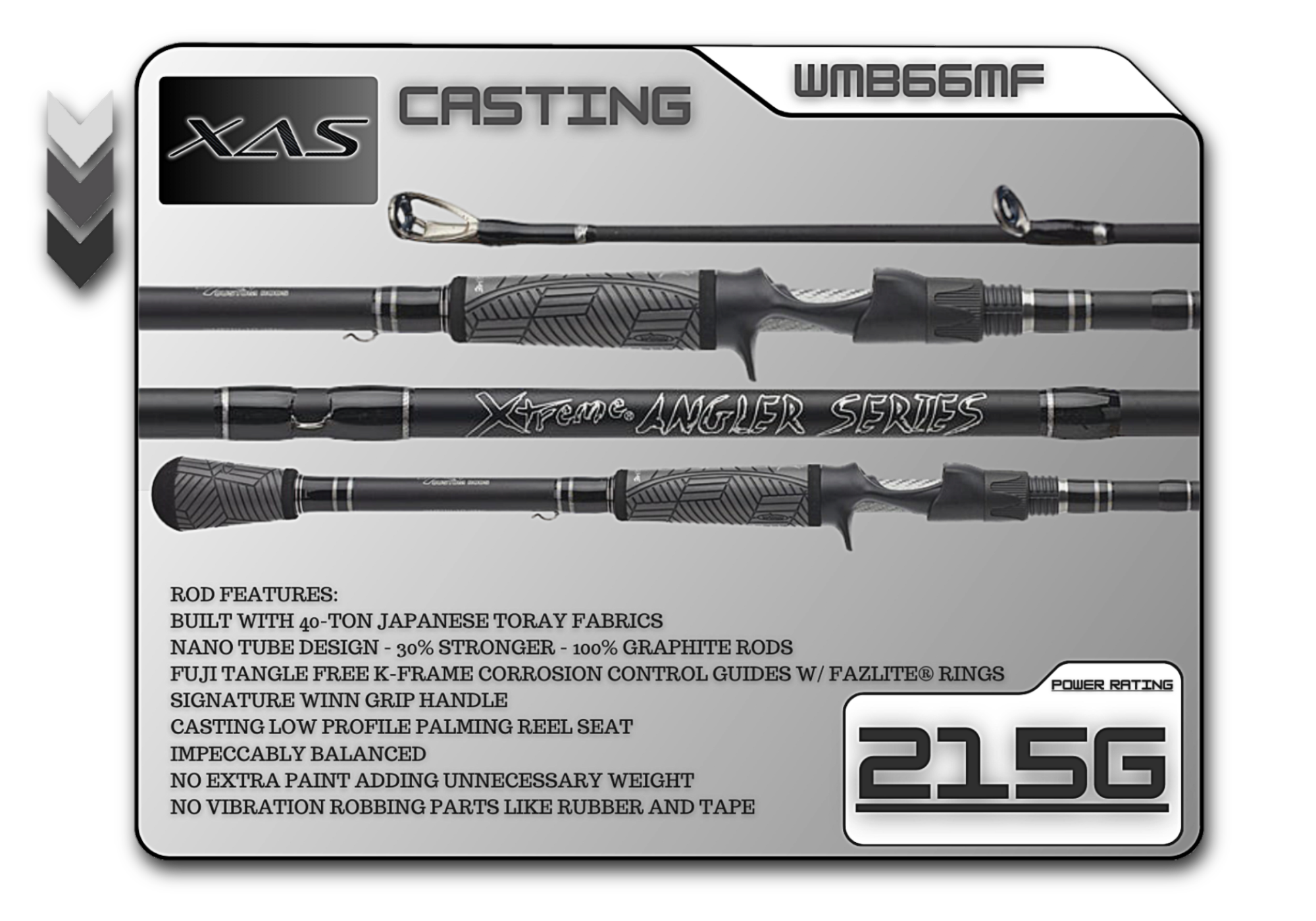 WMB66MF 6'6" Medium Fast