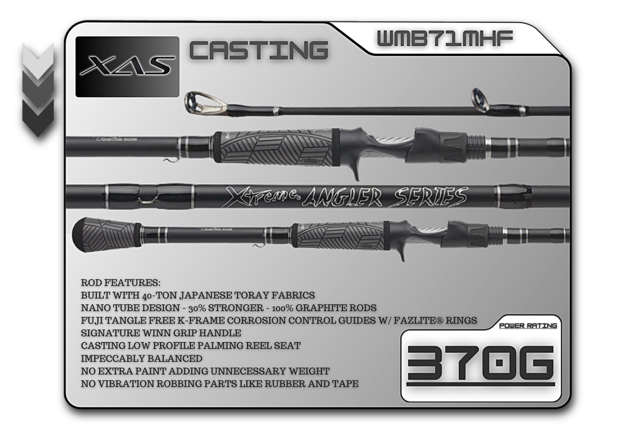 WMB71MHF 7'1" Medium Heavy Fast