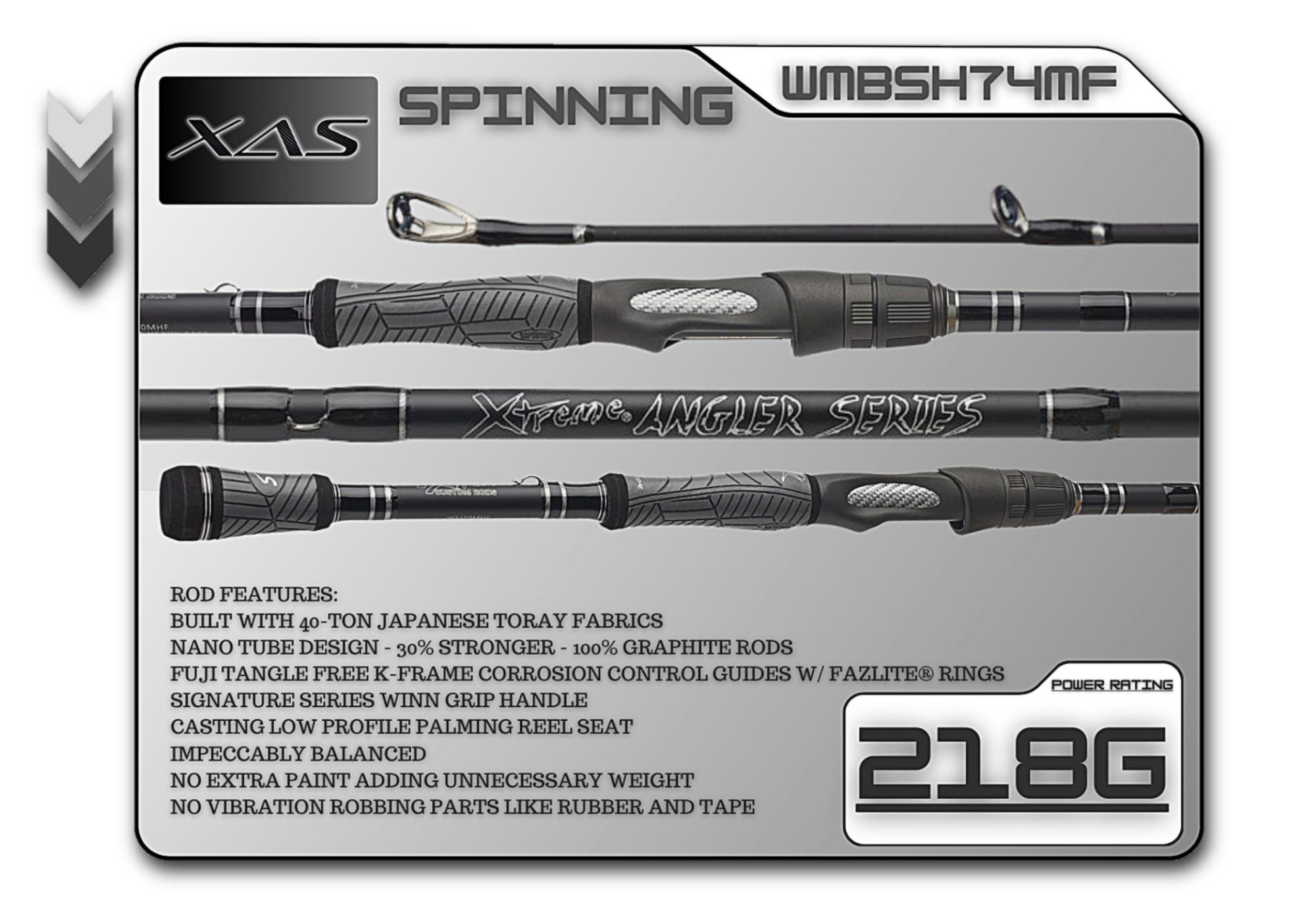 WMBSH74MF 7'4" Medium Fast