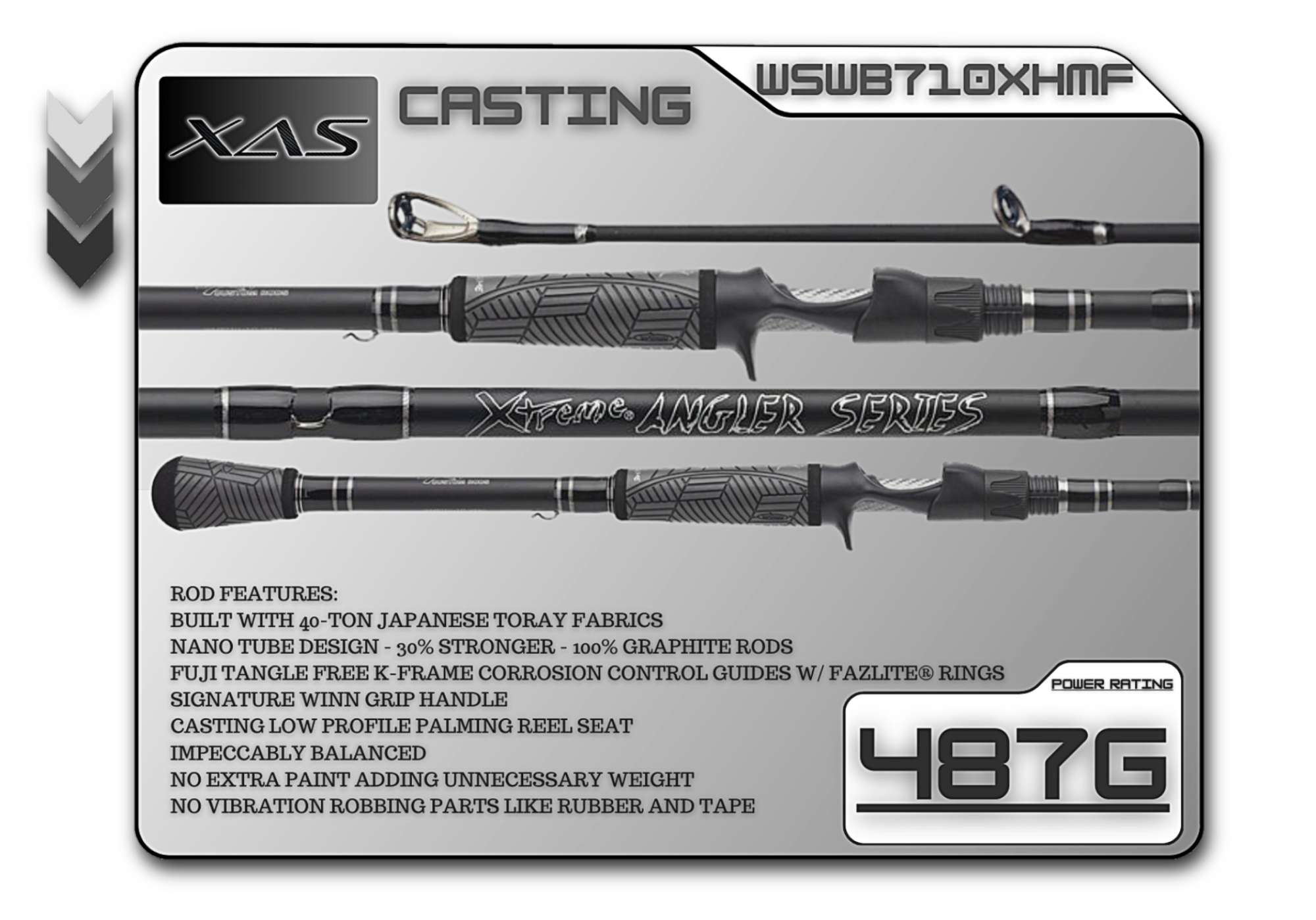 WSWB710XHMF 7'10" Xtra-Heavy Mod-Fast
